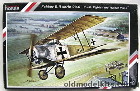 Special Hobby 1/48 Fokker B.II BII (M-17) Series 03.6 Austro-Hungary (K.u.K) Fighter, 48040 plastic model kit